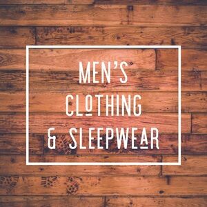 Men’s clothing, sleepwear & accessories